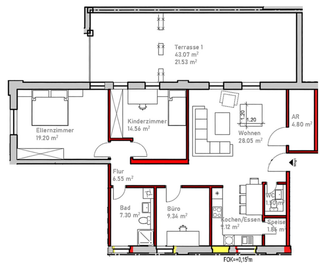 Kernsanierte Wohnung in Top Lage in einem 5-Familienhaus - Nürnberg