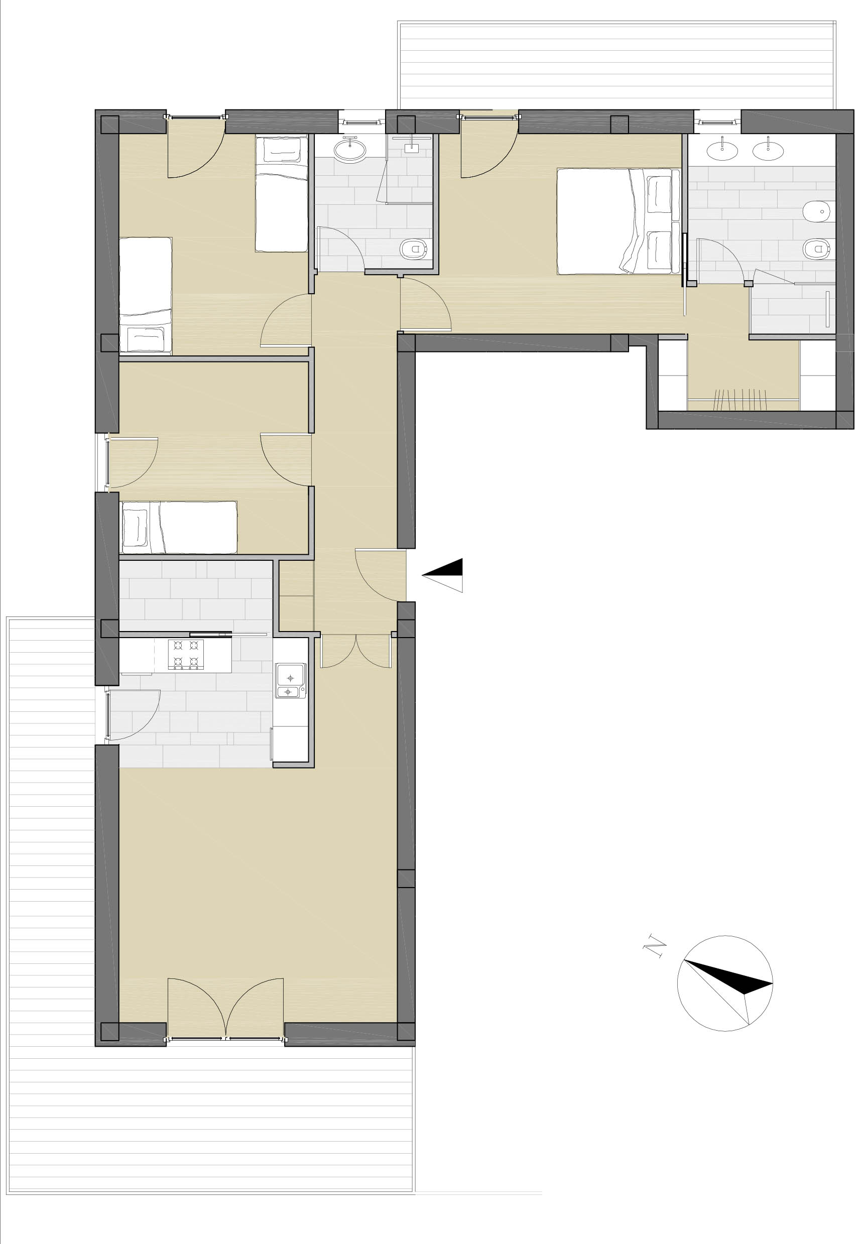 Neubau! Familiengerechte Wohnung mit zwei Balkonen - Fürth